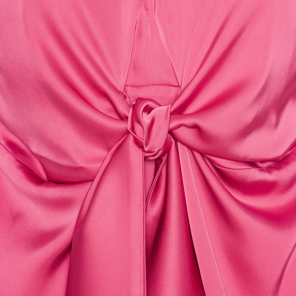 Karmamia - Blair Blouse (Short) 2182 - Semi Rich Bright Pink Bluser