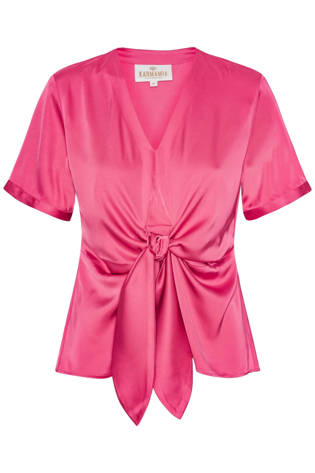 Karmamia - Blair Blouse (Short) 2182 - Semi Rich Bright Pink Bluser
