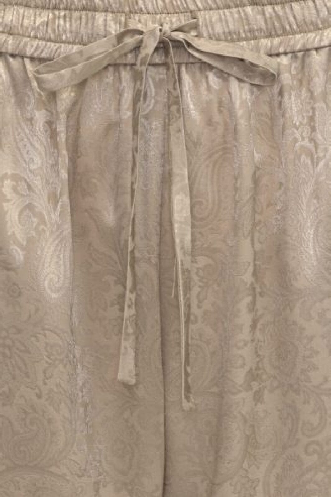 Karmamia - Cora Pants - Pearl Paisley Jacquard Bukser