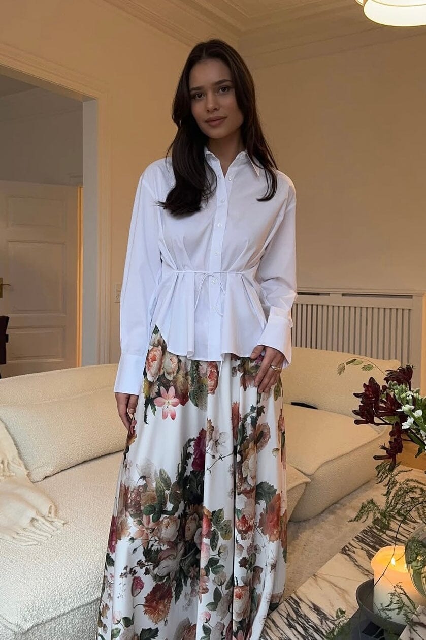 Karmamia - Edie Shirt 2101 - Cloud White Skjorter