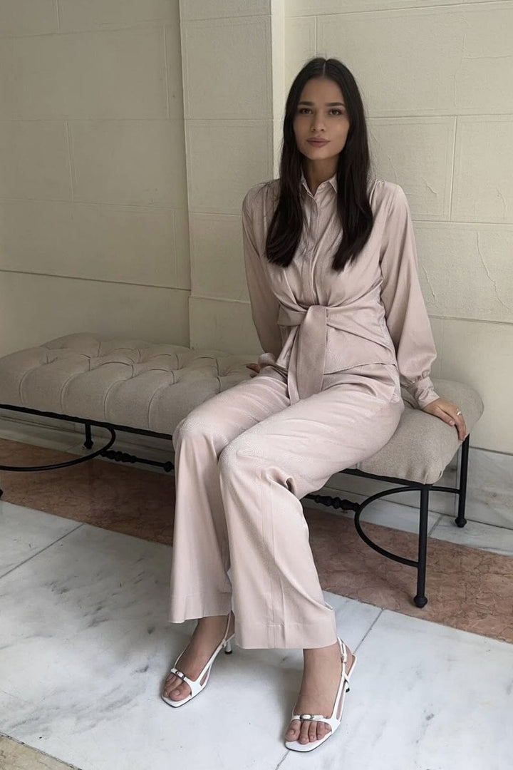 Karmamia - Lou Pants 2103 - Art Deco Shell Bukser