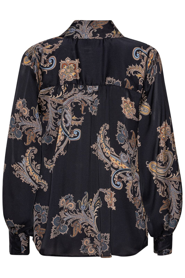 Karmamia - Noelle Shirt - Pearson Paisley Blue Skjorter