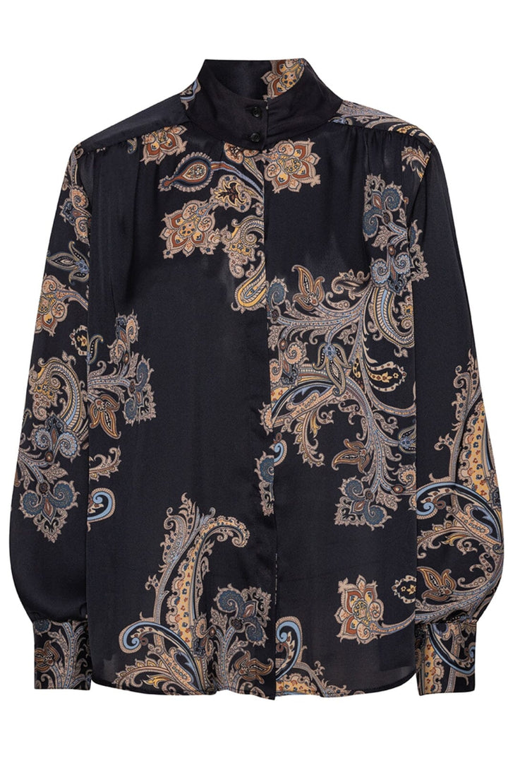 Karmamia - Noelle Shirt - Pearson Paisley Blue Skjorter