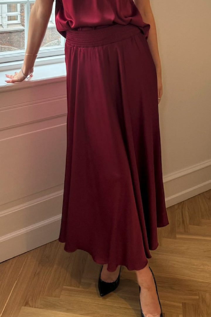 Karmamia - Savannah Skirt 2018 - Semi Rich Merlot Nederdele