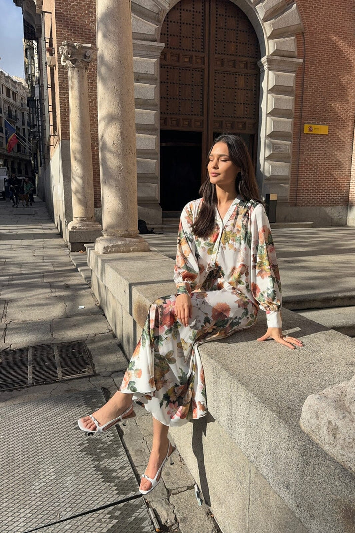 Karmamia - Savannah Skirt 2130 - Summer Bloom Nederdele