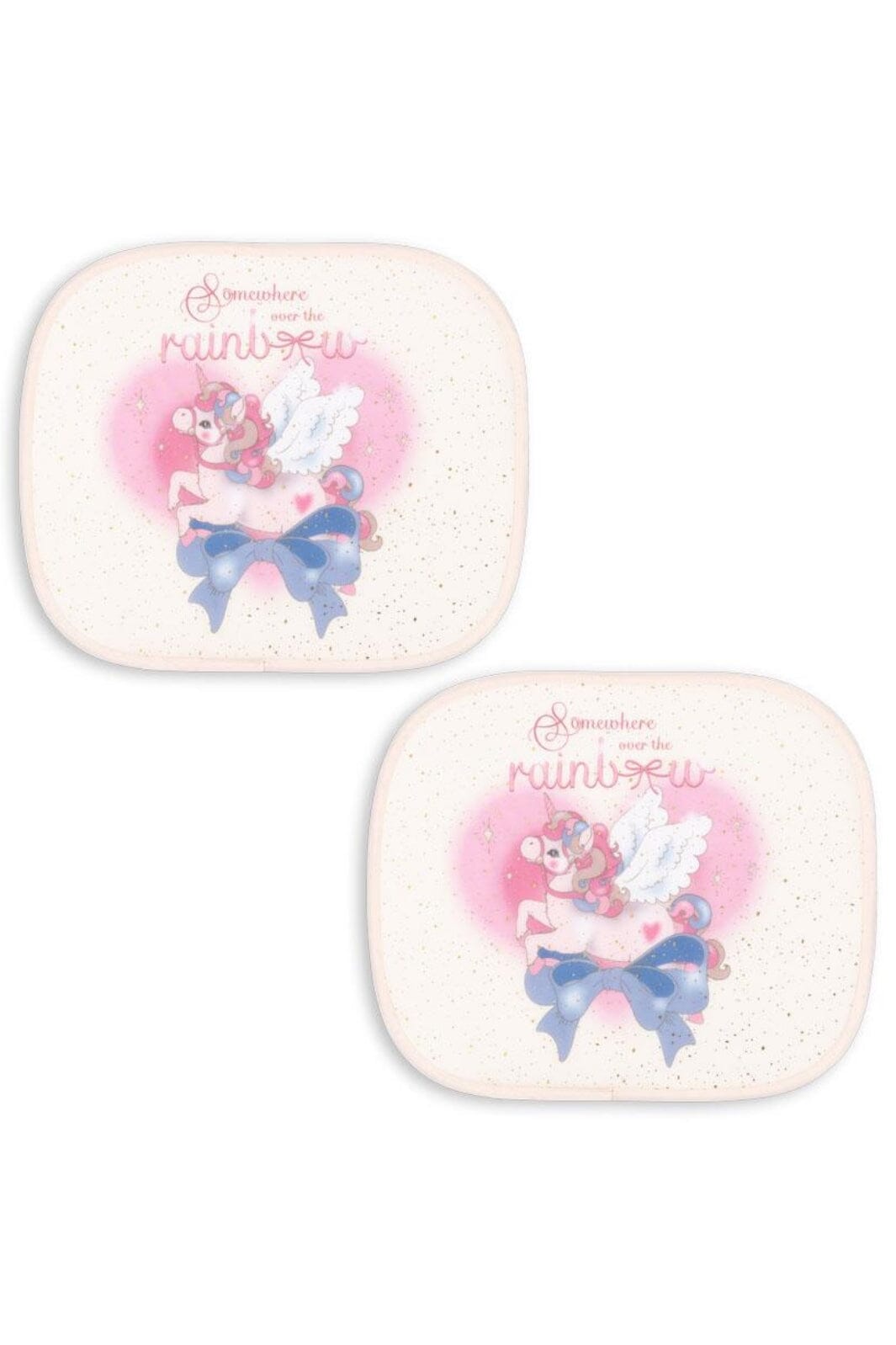 Konges Sløjd - 2 Pack Car Sunshade Ks103115 - Over The Rainbow