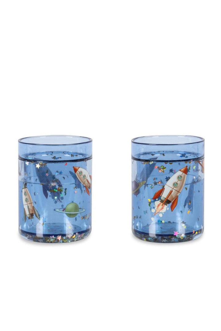 Konges Sløjd - 2 Pack Glitter Cups Ks103638 - Outer Space
