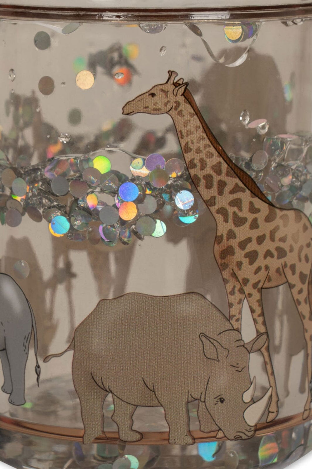 Konges Sløjd - 2 Pack Glitter Cups Ks103638 - Safari