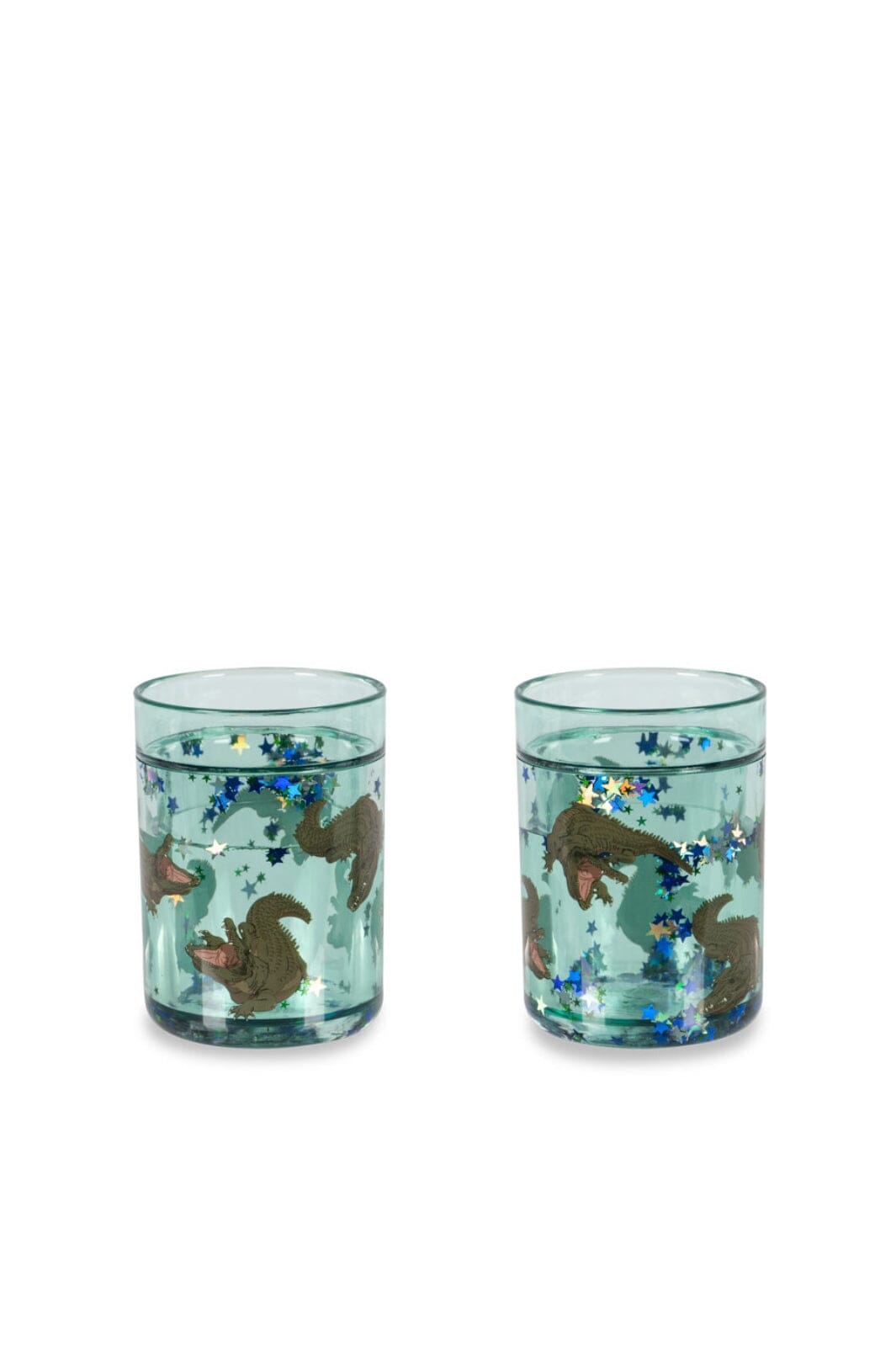 Konges Sløjd - 2 Pack Glitter Cups Ks104169 - Crocodile Køkkentilbehør