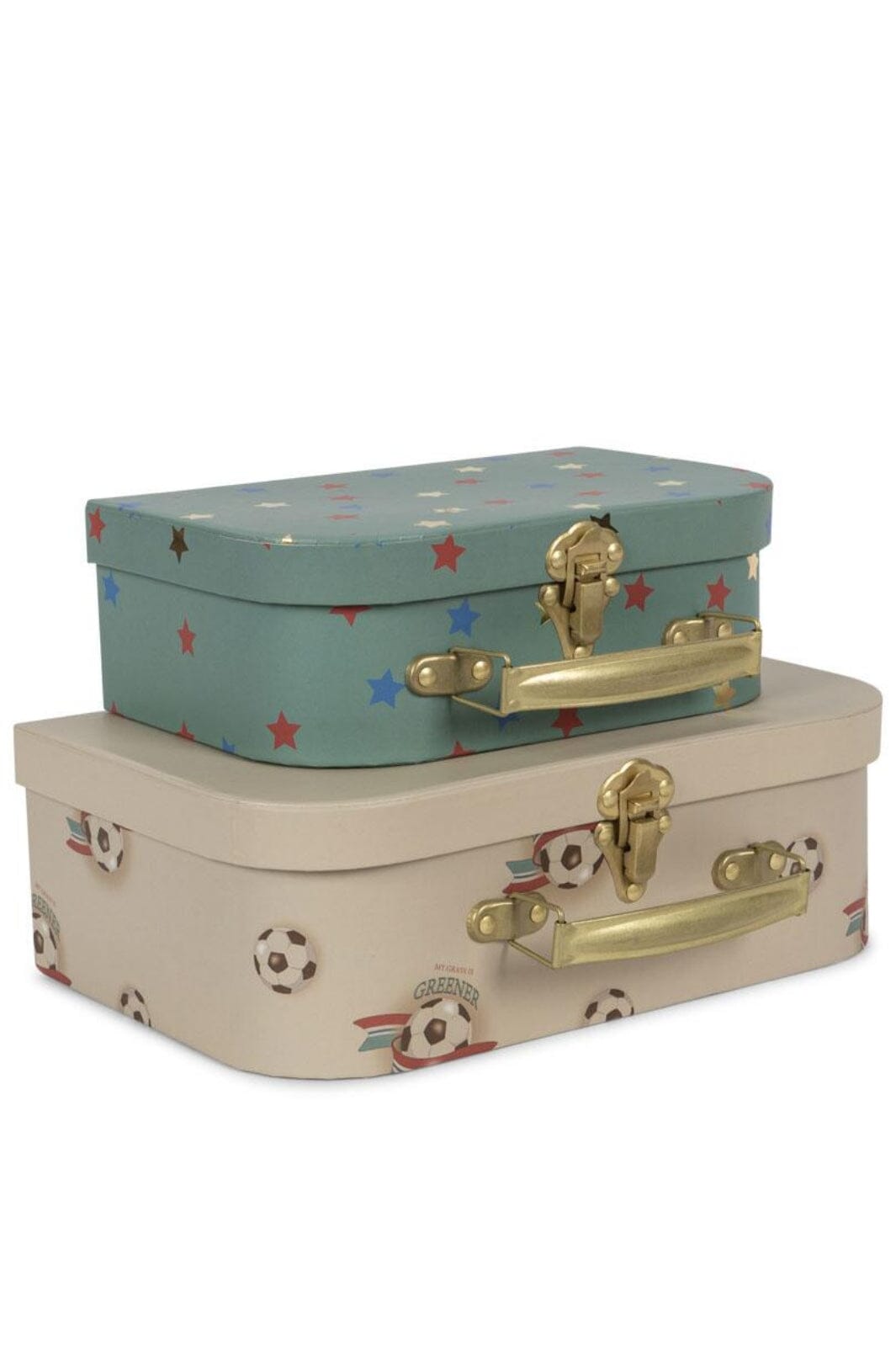 Konges Sløjd - 2 Pack Suitcase Fsc Ks103118 - Off White/kick It