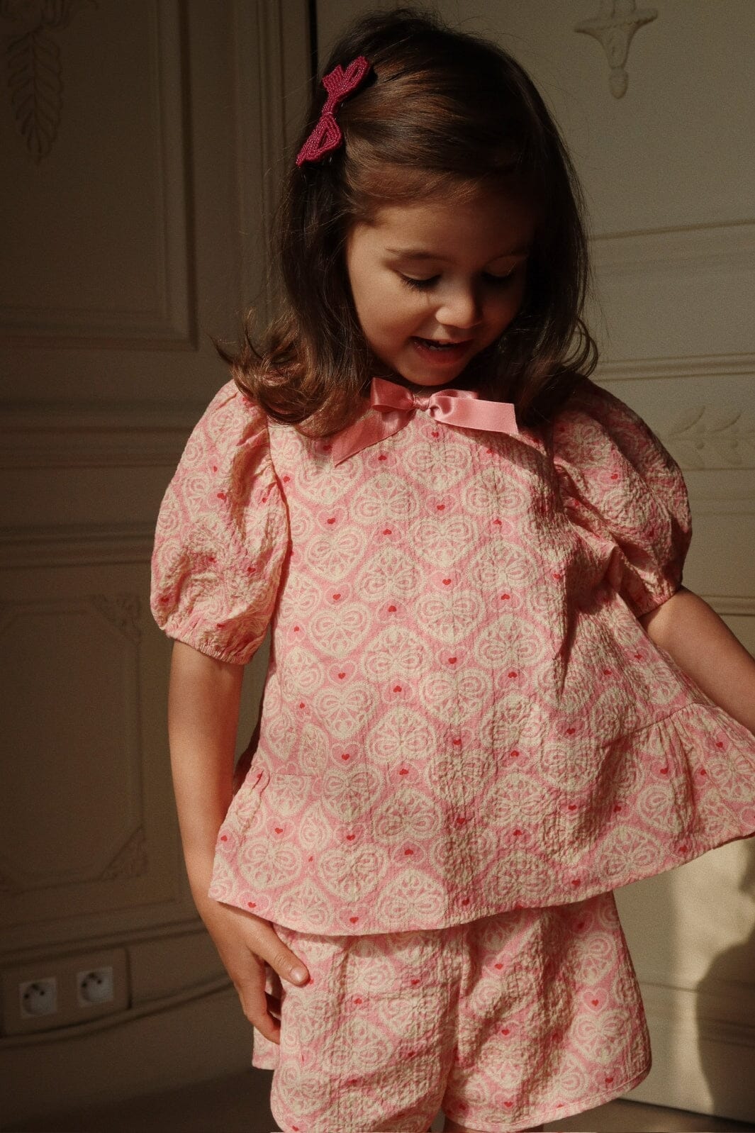 Konges Sløjd - Ava Ss Blouse Gots Ks102445 - Lacy Pink