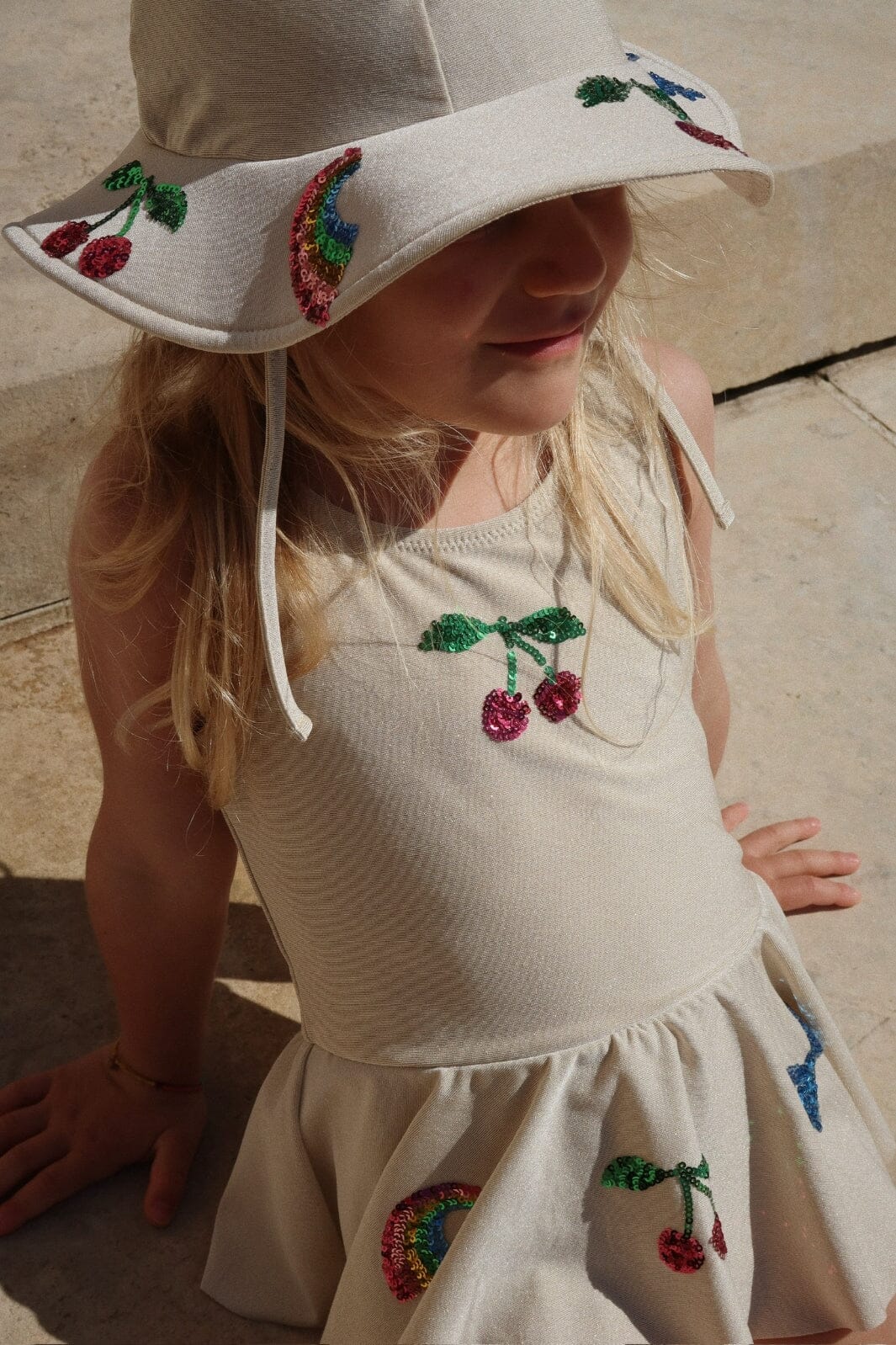 Konges Sløjd - Beatrice Swim Hat Ks102640 - Off White