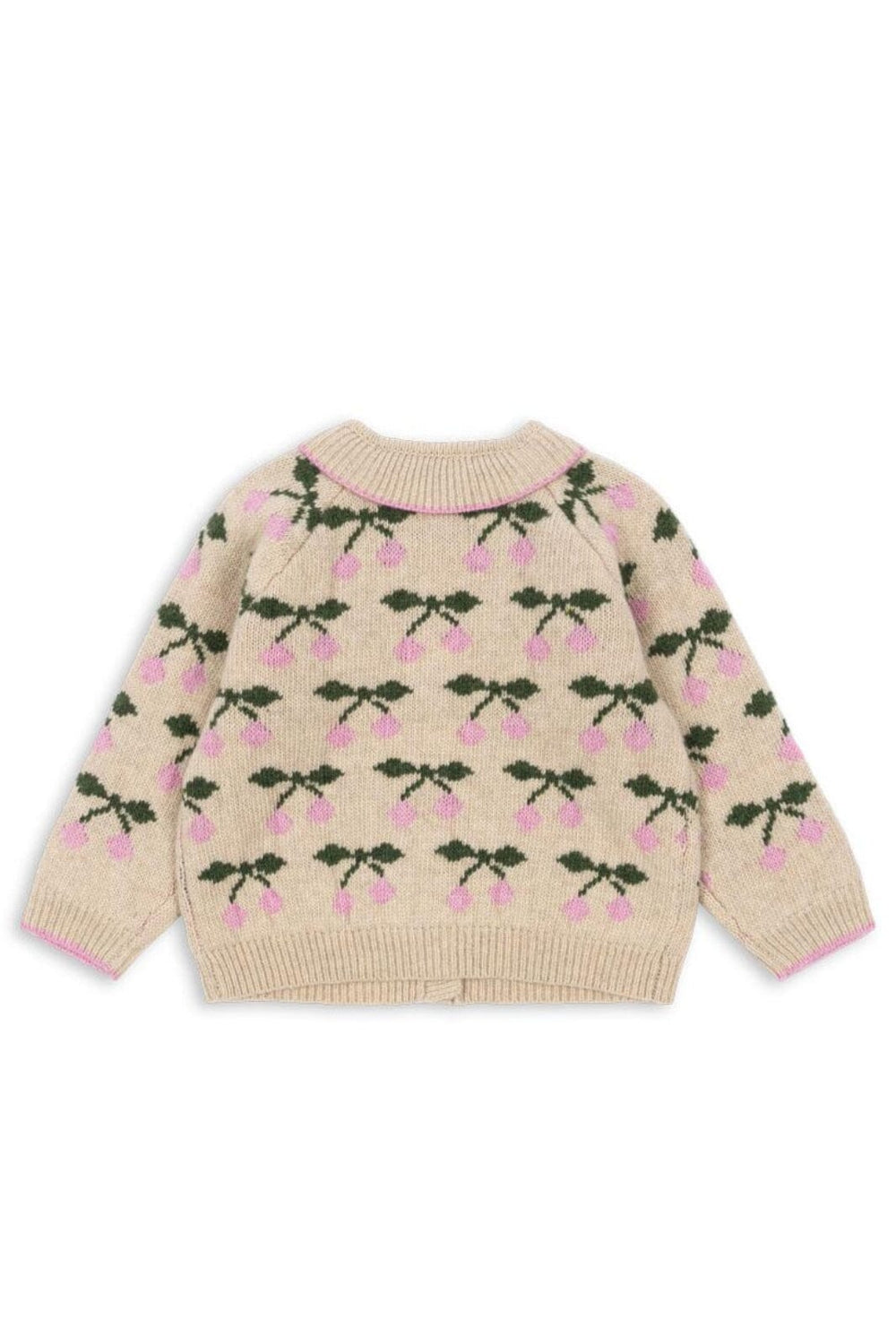 Konges Sløjd - Belou Knit Collar Cardigan Ks103712 - Cherry