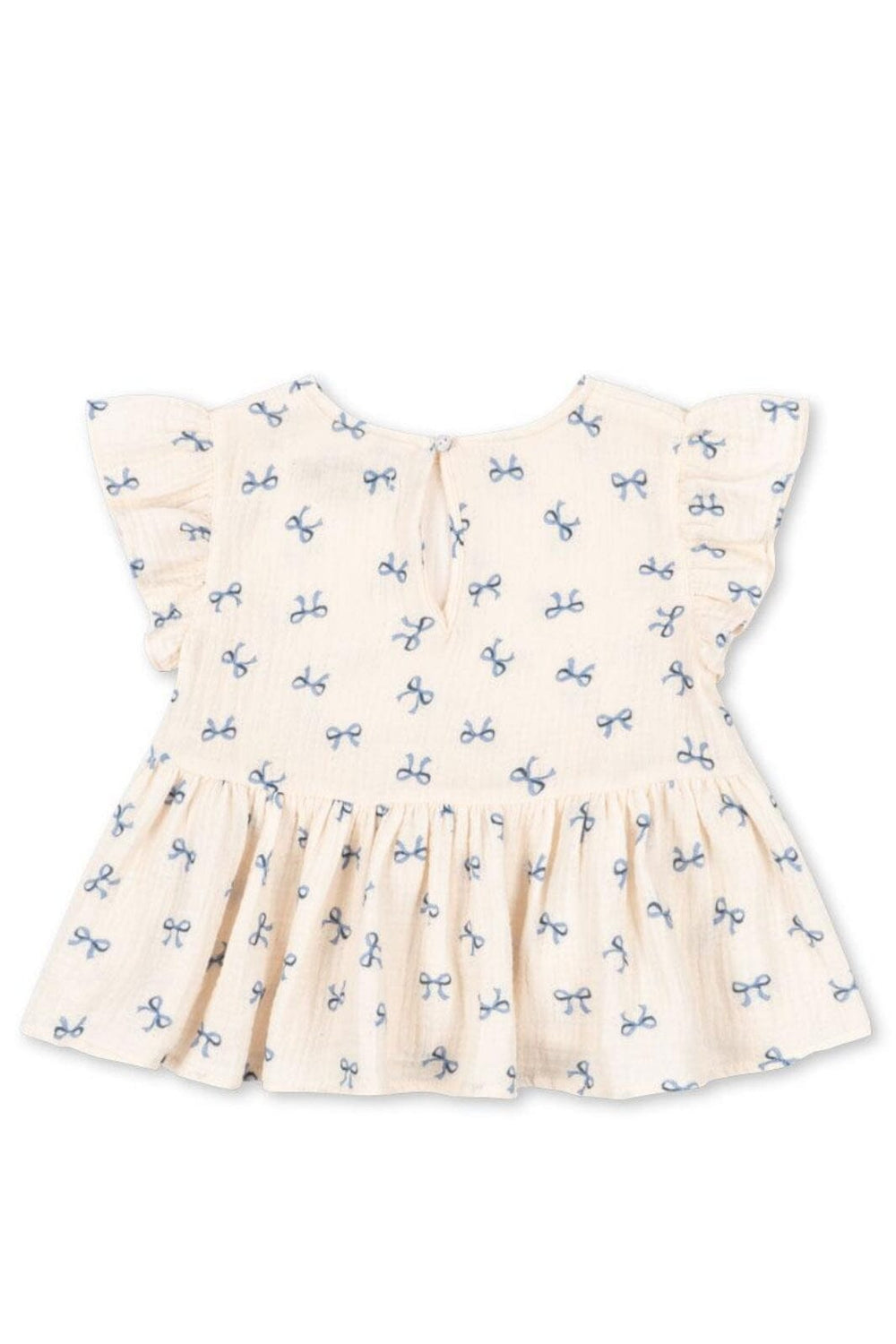 Konges Sløjd - Coco Top Gots Ks103205 - Bow Bleu