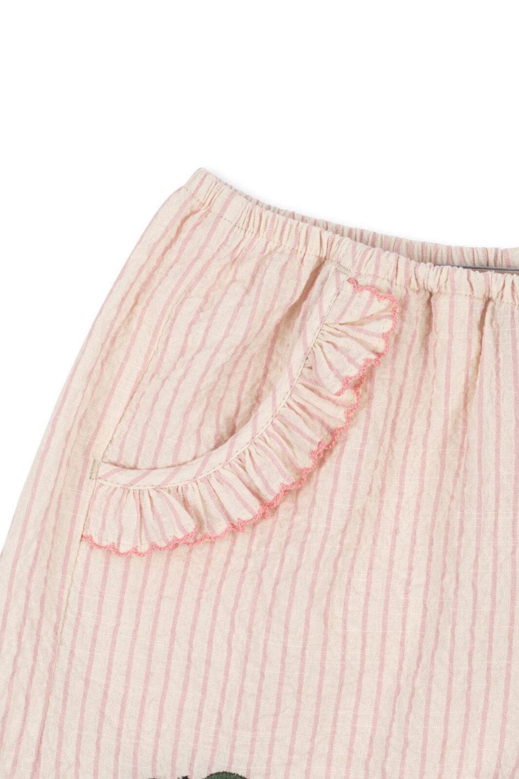 Konges Sløjd - Ellie Frill Shorts Gots Ks103163 - Peony Stripe