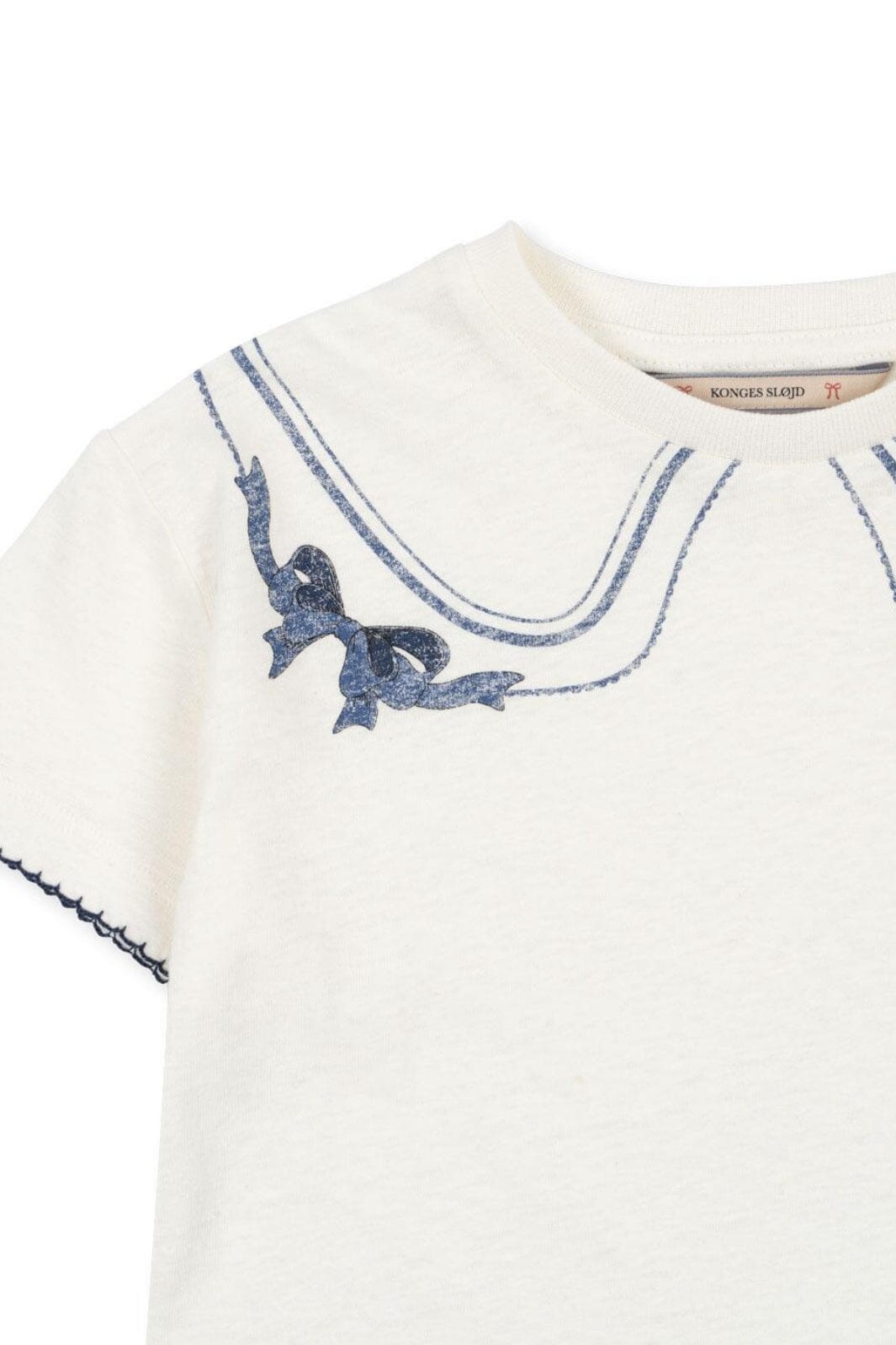 Konges Sløjd - Era Tee Ocs Ks103194 - Off White/bow Collar