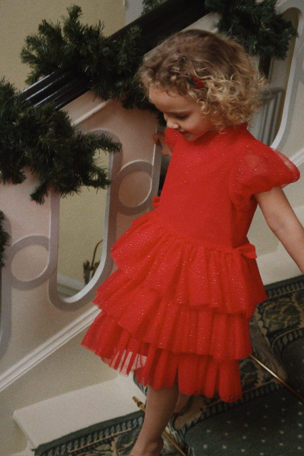 Konges Sløjd - Fay Dress Grs Ks104296 - Barbados Cherry Kjoler