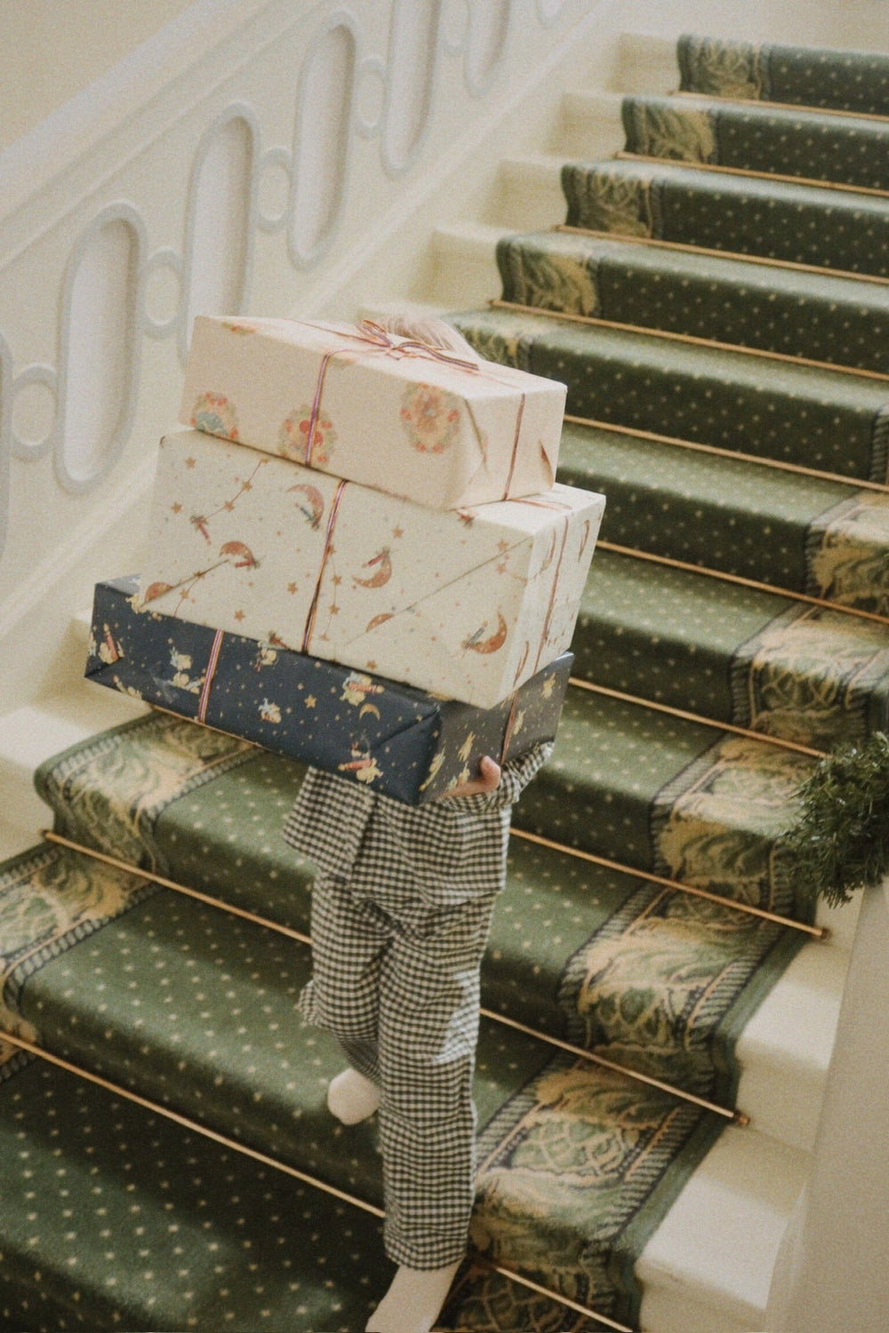 Konges Sløjd - Foret Pants Gots Ks104195 - Green Check Bukser