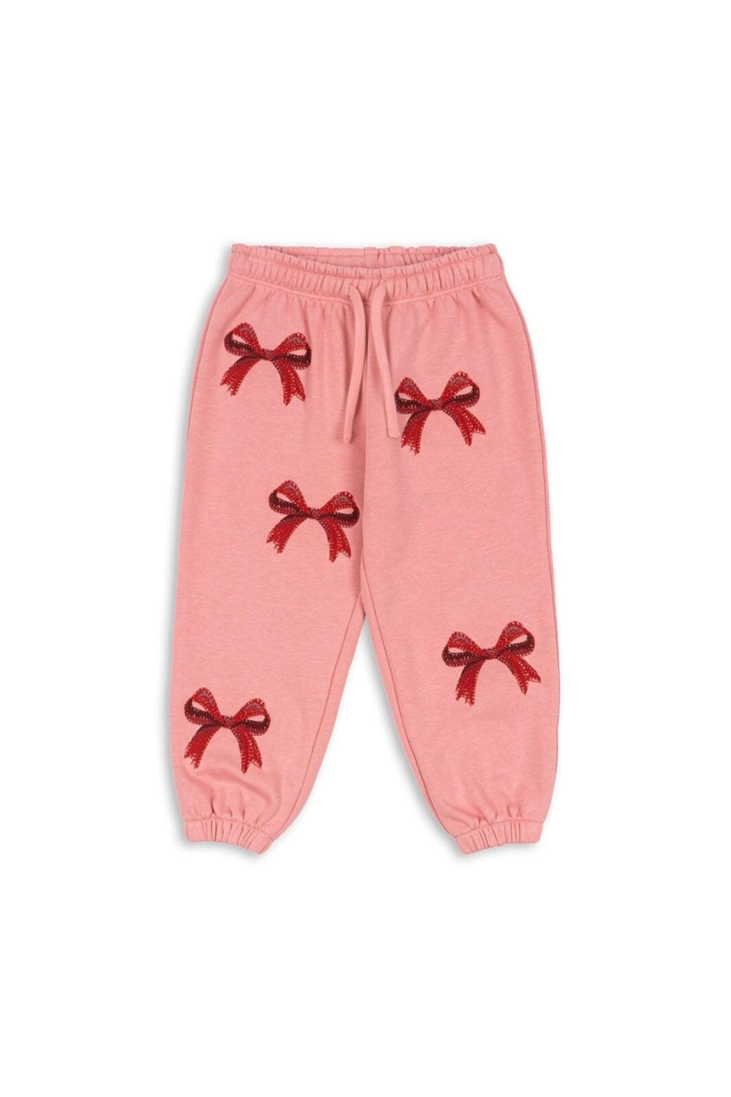 Konges Sløjd - Lou Bow Sweat Pants Ocs Ks104342 - Strawberry Ice Sweatpants