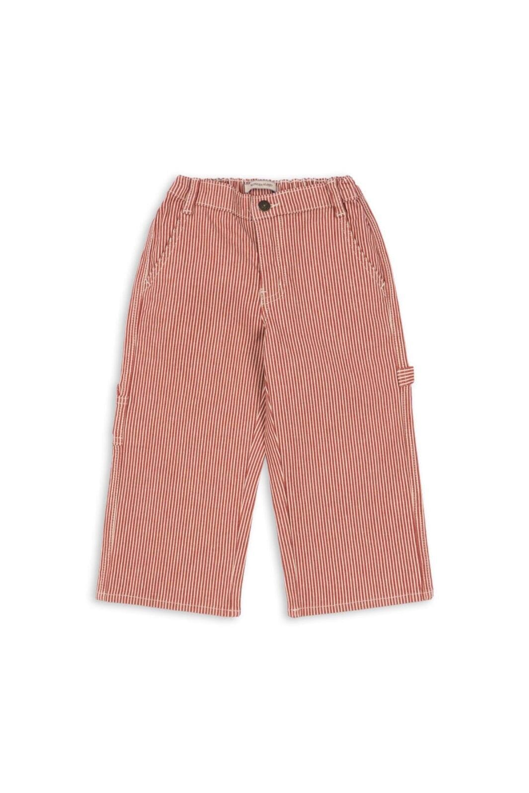 Konges Sløjd - Luc Pants Gots Ks104351 - Milk Rouge Stripe Bukser