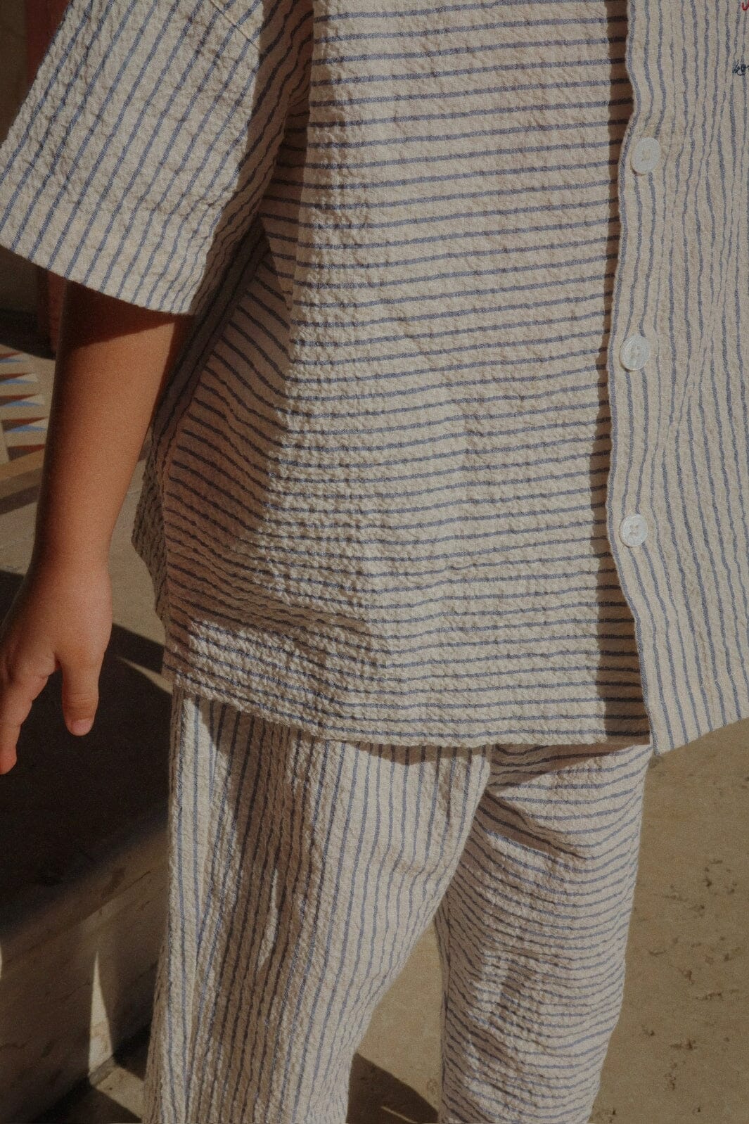 Konges Sløjd - Rhw X Ks Duo Shirt Gots Ks103596 - Stripe Bluie