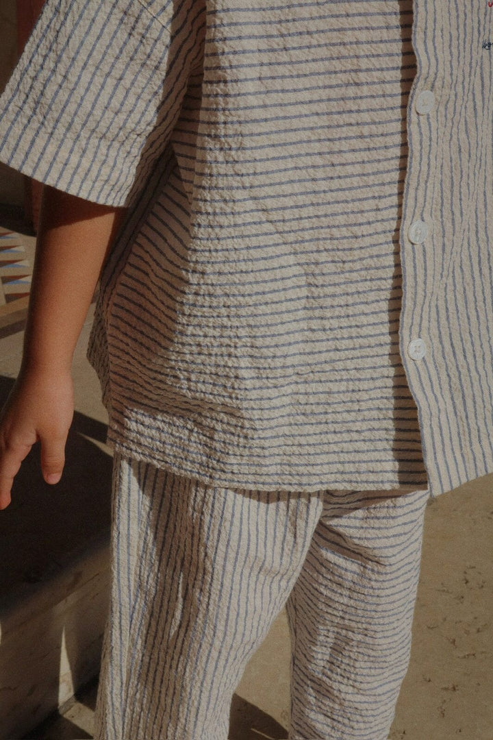 Konges Sløjd - Rhw X Ks Duo Shirt Gots Ks103596 - Stripe Bluie