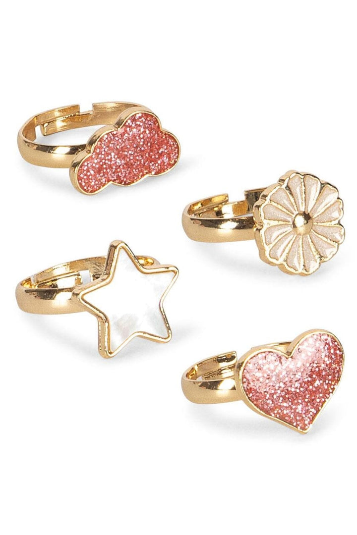 Konges Sløjd - Ring Set 12 Pcs Ks103047 - Multi Color