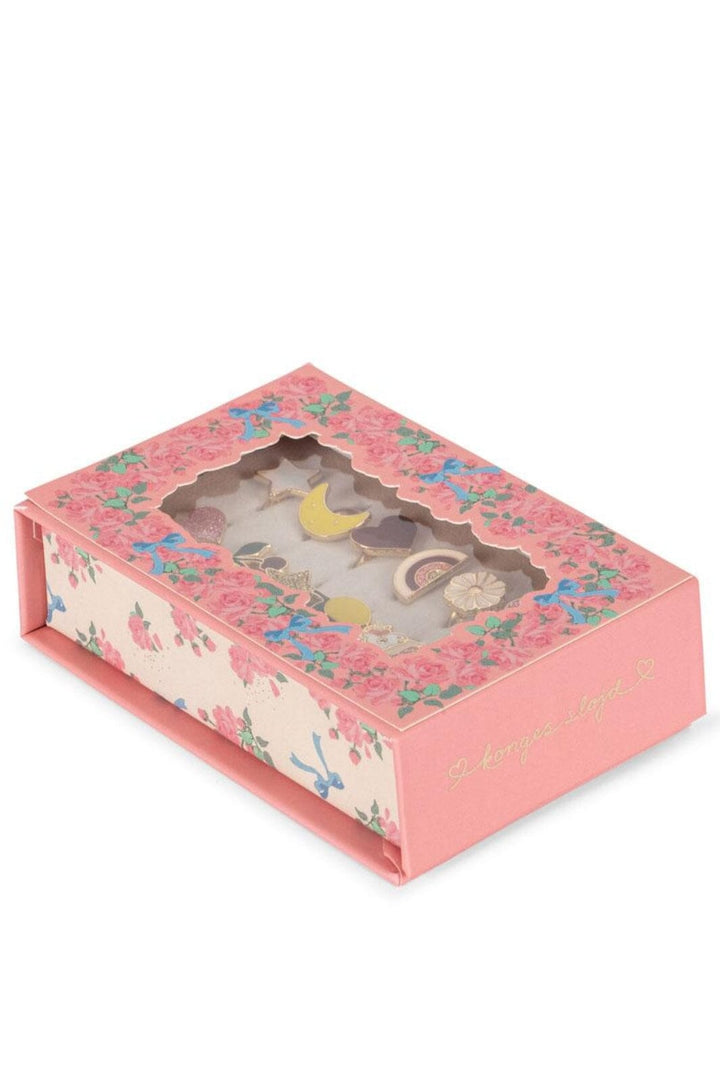 Konges Sløjd - Ring Set 12 Pcs Ks103047 - Multi Color