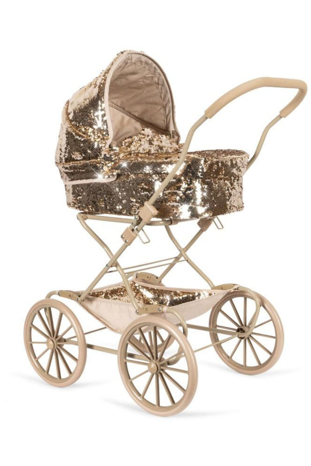 Konges Sløjd - Sparkly Doll Pram Ks103985 - Cherry