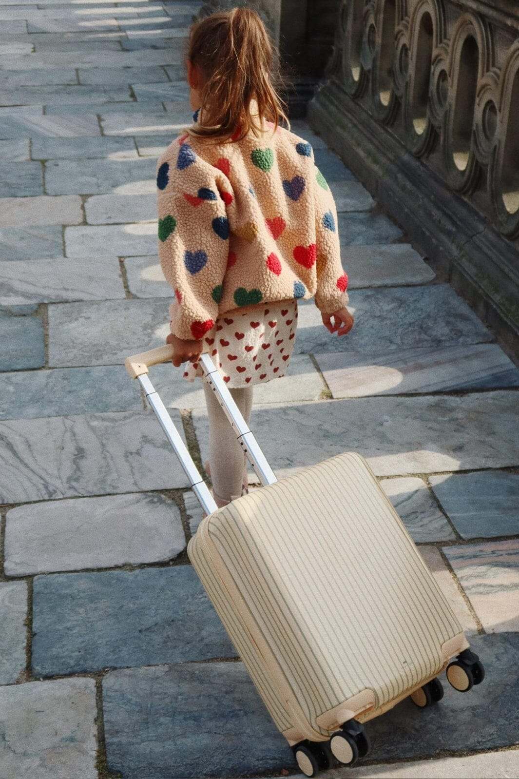 Konges Sløjd - Travel Suitcase Ks103550 - Tea Stripe