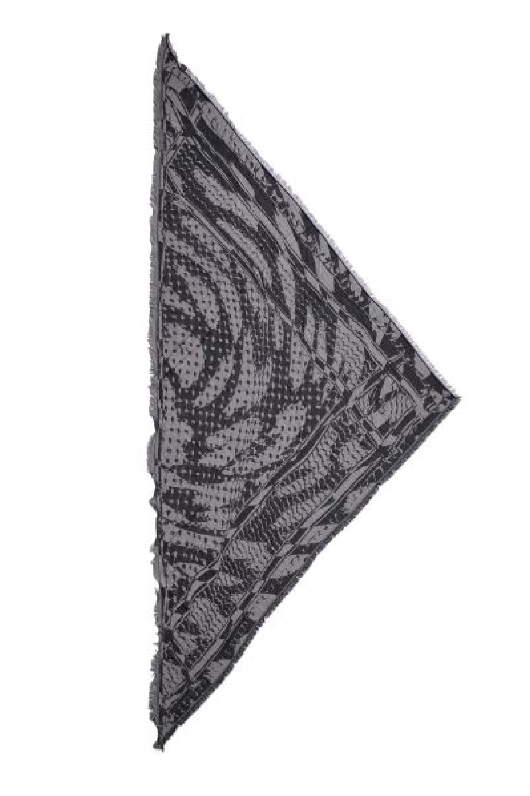 Lala Berlin - Scarf Amalin - egret black Tørklæder
