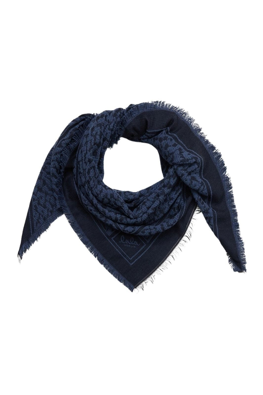 Lala Berlin - Triangle Annye 10017359 - Navy Tørklæder