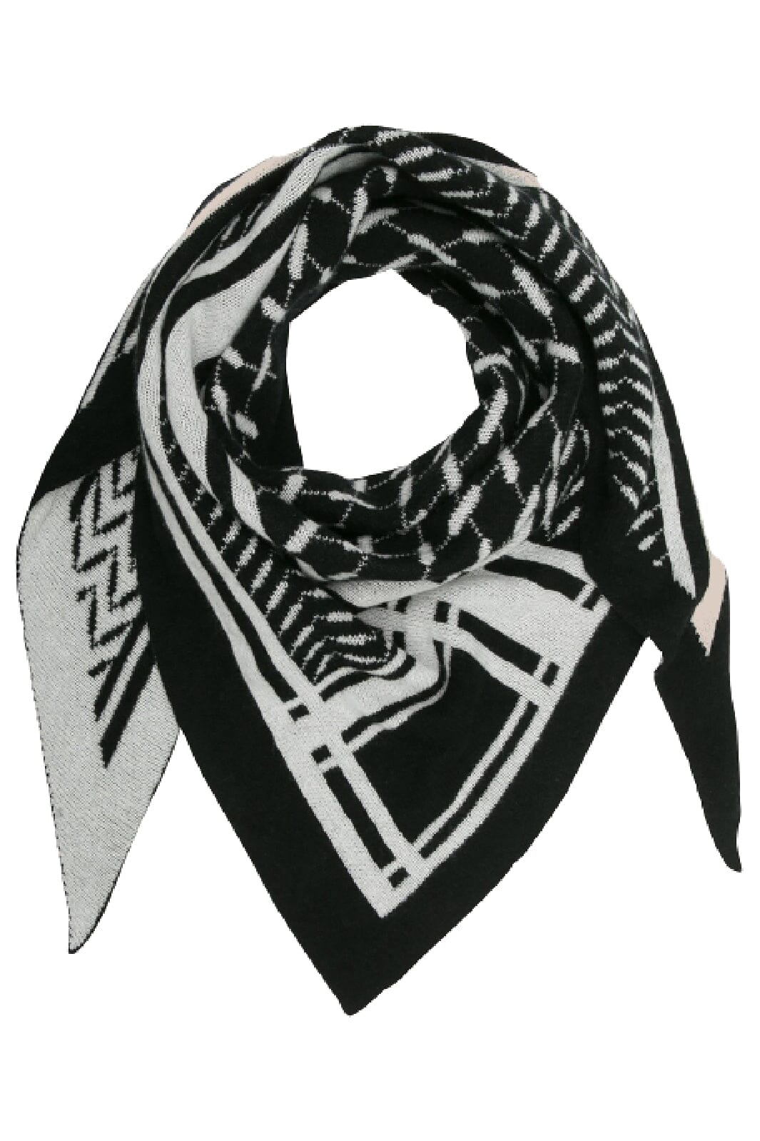 Lala Berlin - Triangle Goober - Nero Alabastro Tørklæder