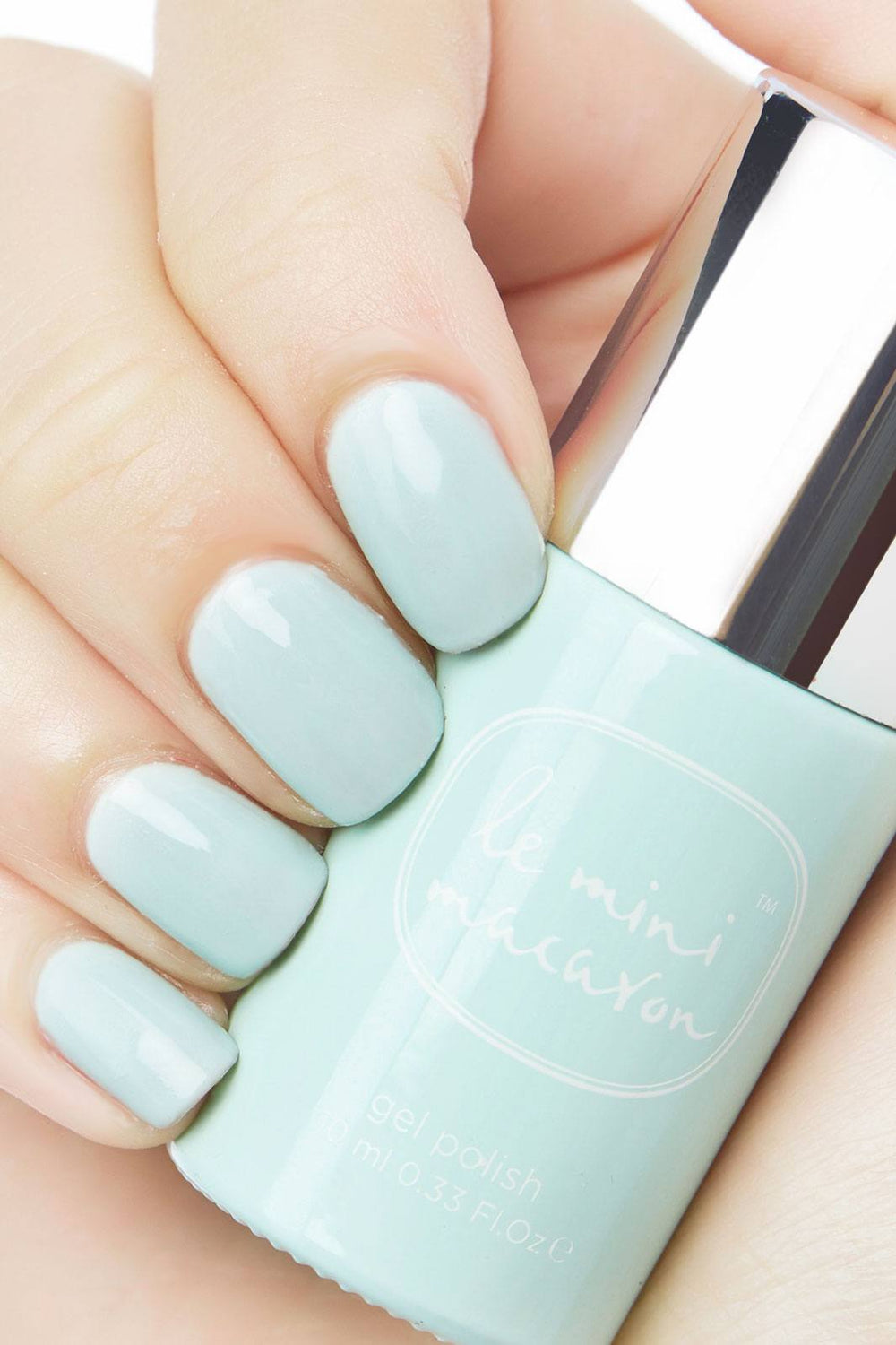 Le Mini Macaron - Neglelak Gel - Mint Chocolate Chip Neglelak