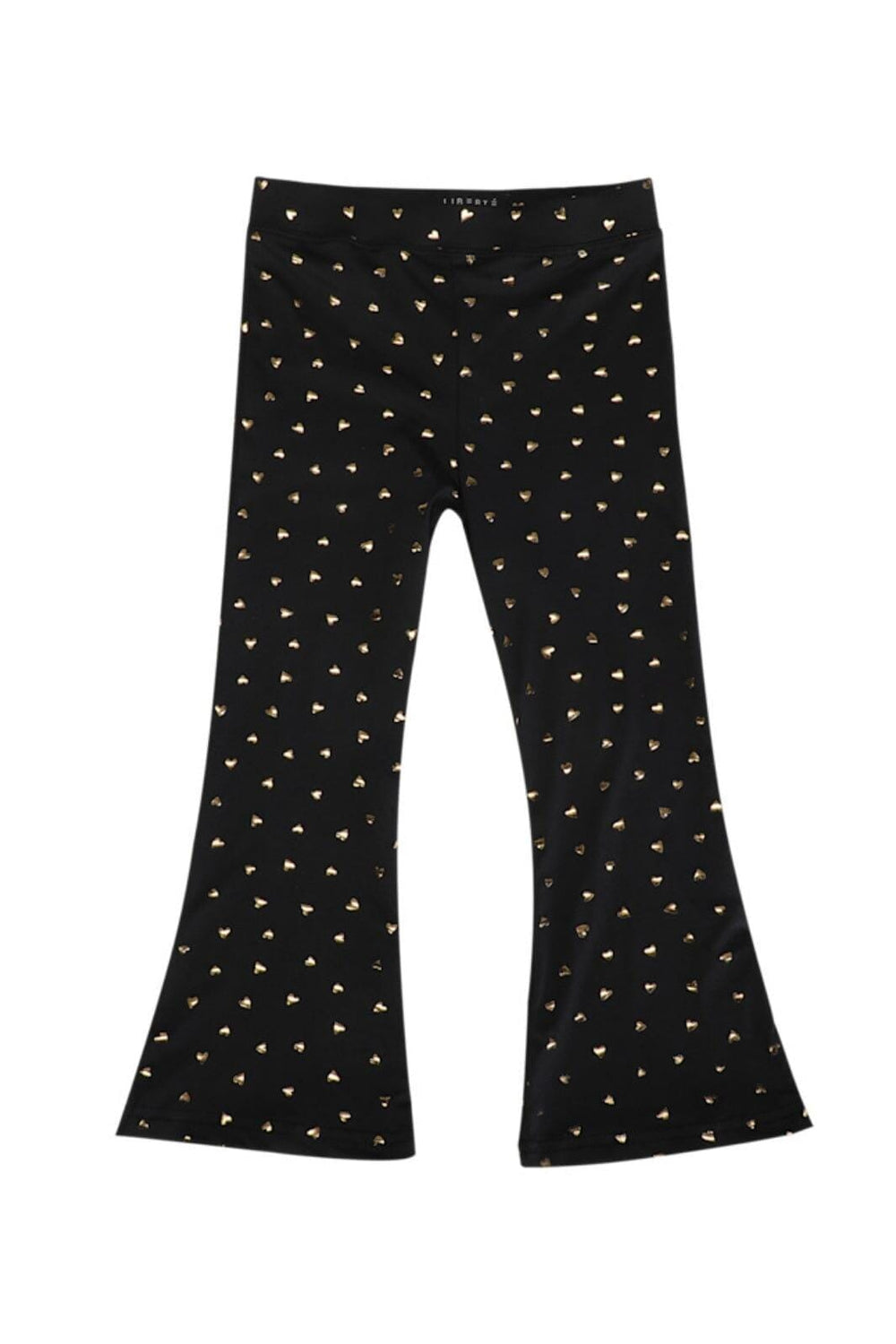 Liberte Ami - Alma-Flair-Pants-Kids 22149 - Black Gold Heart Bukser