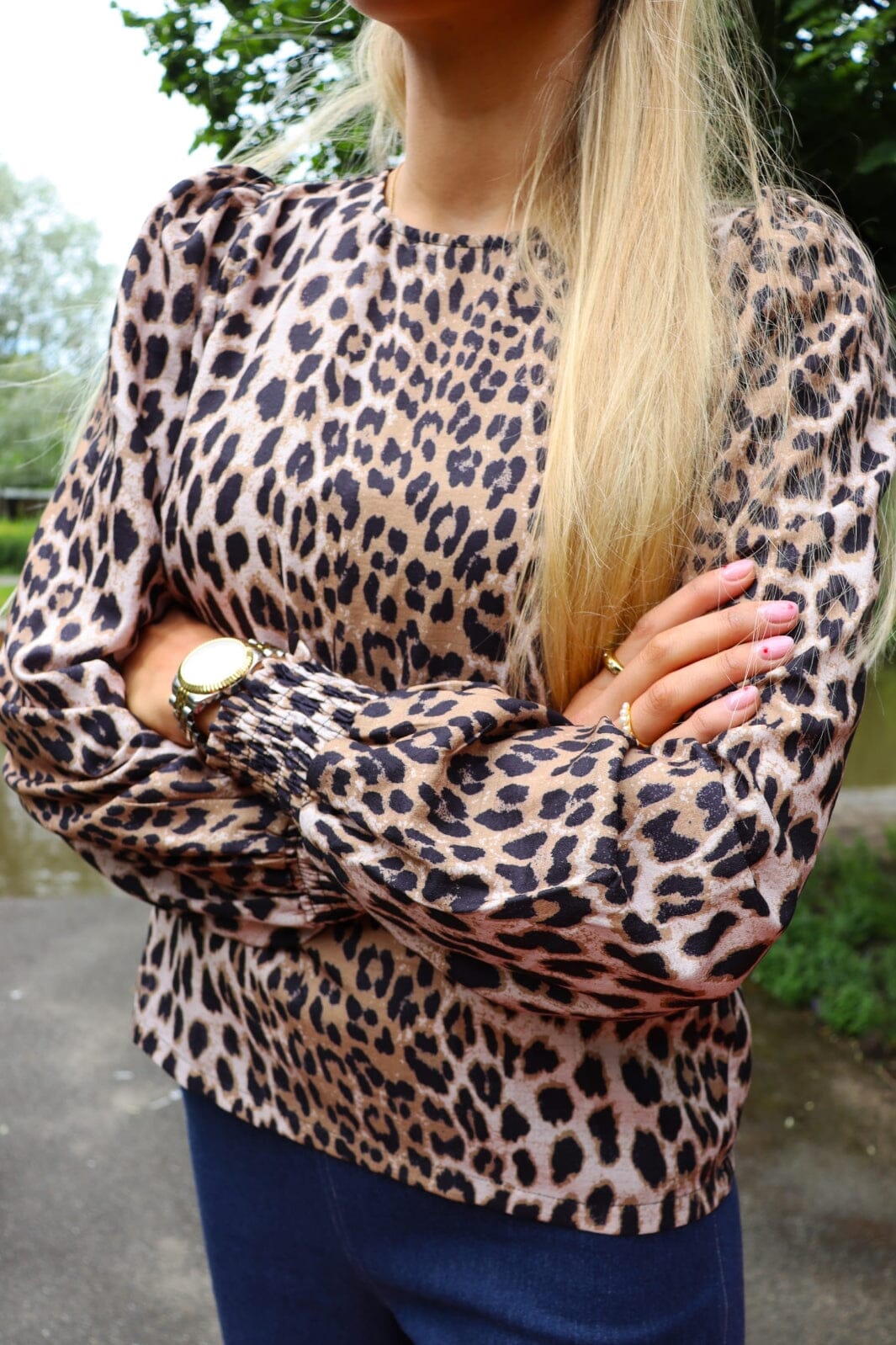 Liberte - Ena-Ls-Blouse - Lux Leo Bluser