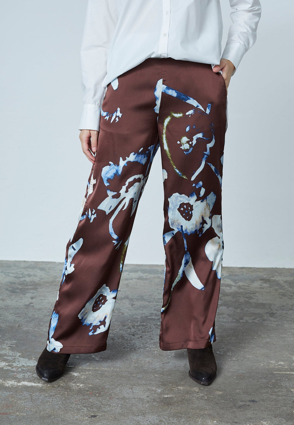 Love & Divine - Love1024-53 19384 - 801 - Choco / Blue Bukser