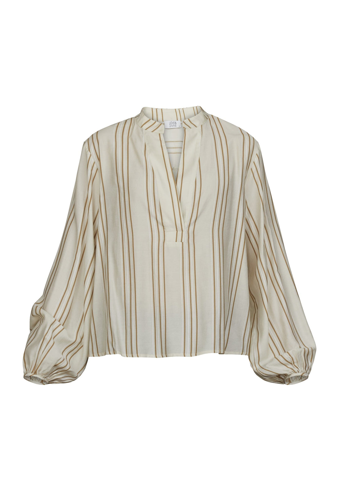 Love & Divine - Love1106 - 103 Bamboo/Camel Bluser