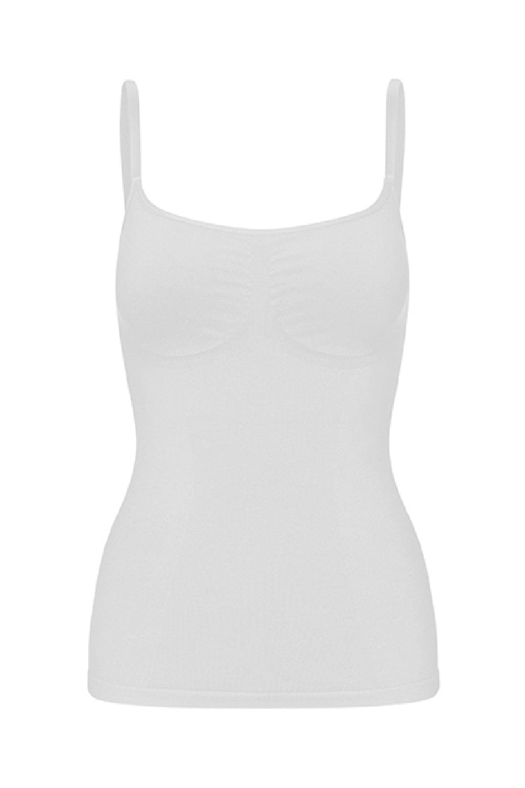 Lykkeland Ateliér - Second Skin Cami Top L0824908F.100 - White Bodystockings