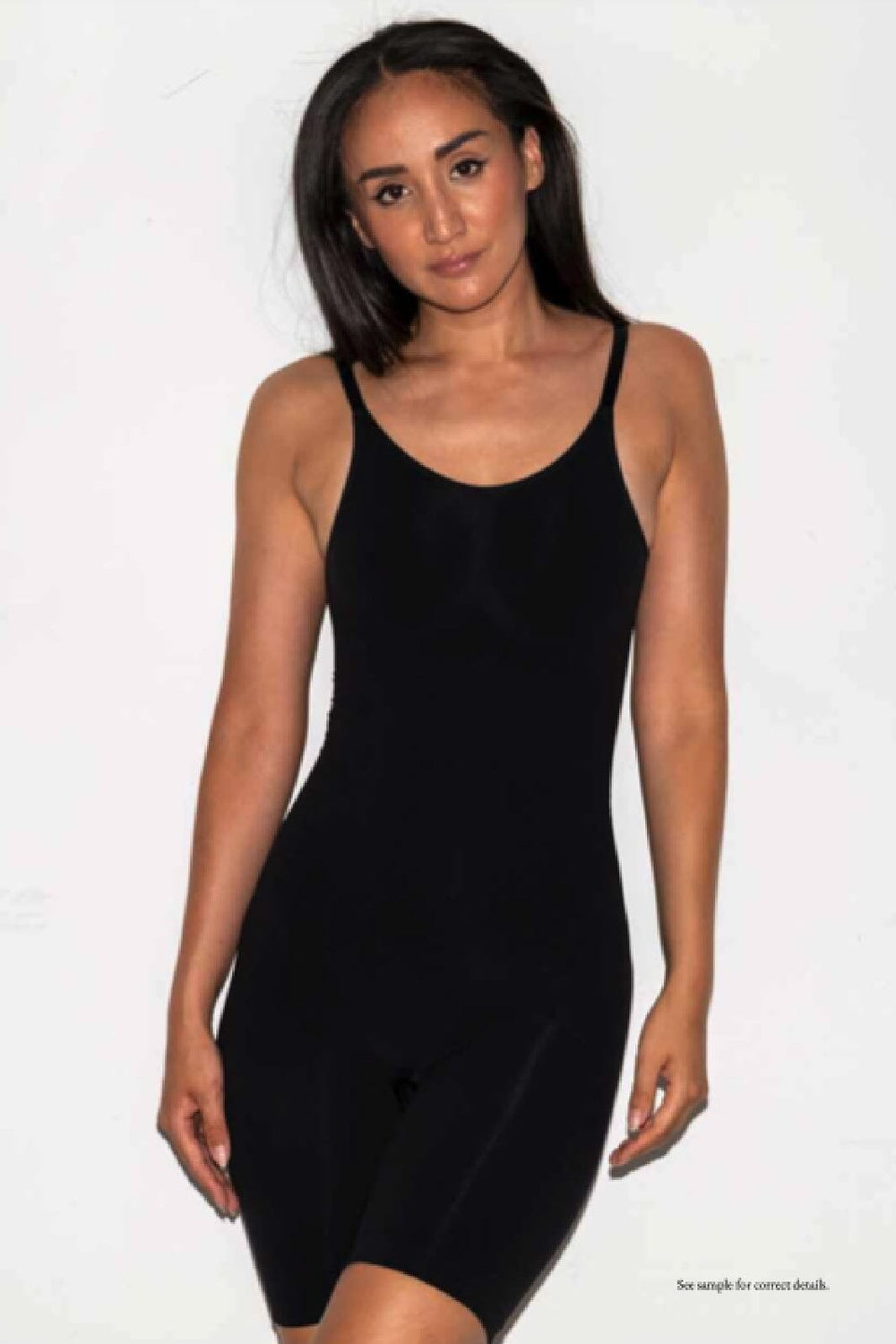 Lykkeland Ateliér - Second Skin Slip Dress - Black Kjoler