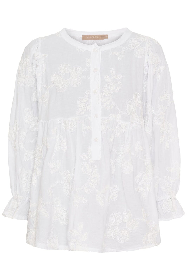 Marta Du Chateau - Mdcanastasia Shirt 7005 - White Skjorter