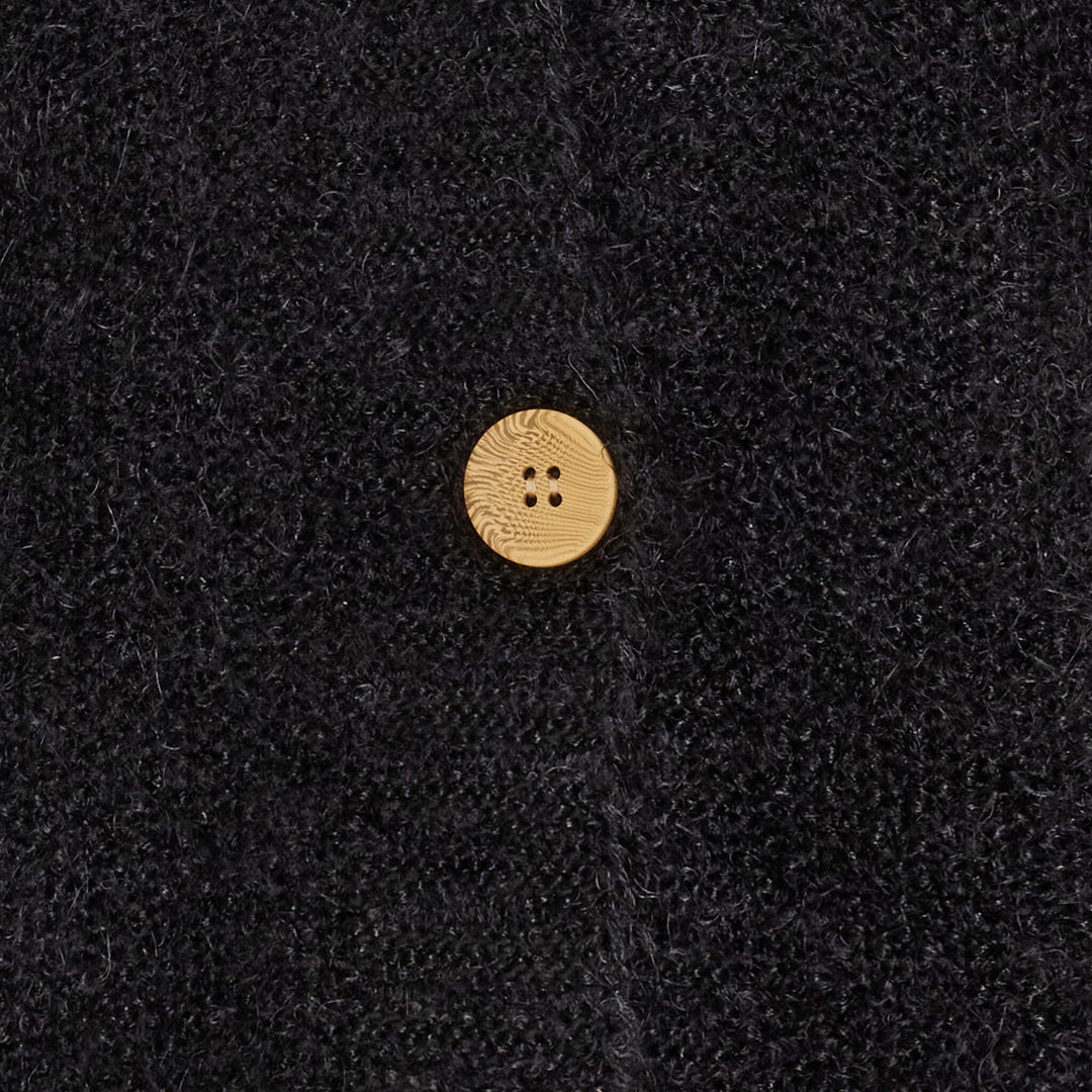 Marta Du Chateau - Mdcdakota Knit 809 - Black Cardigans