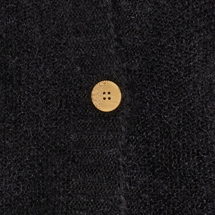 Marta Du Chateau - Mdcdakota Knit 809 - Black Cardigans