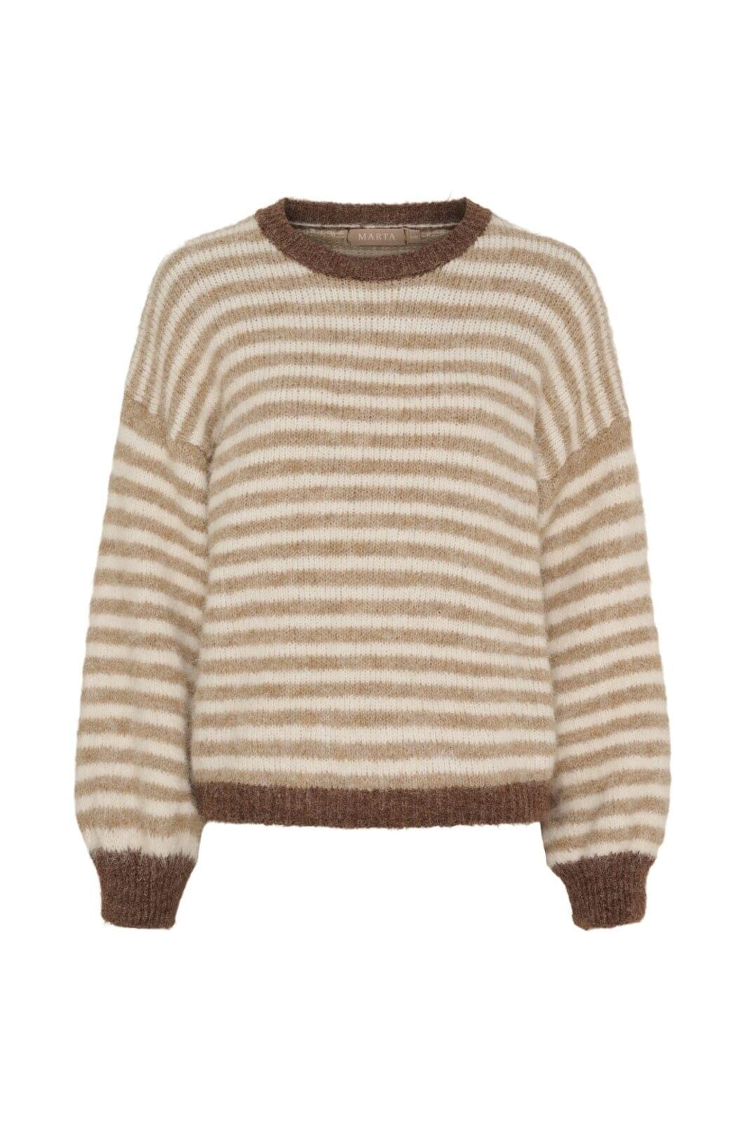 Marta Du Chateau - Mdcdanielle Knit 8080 - Beige/Fango/Moro