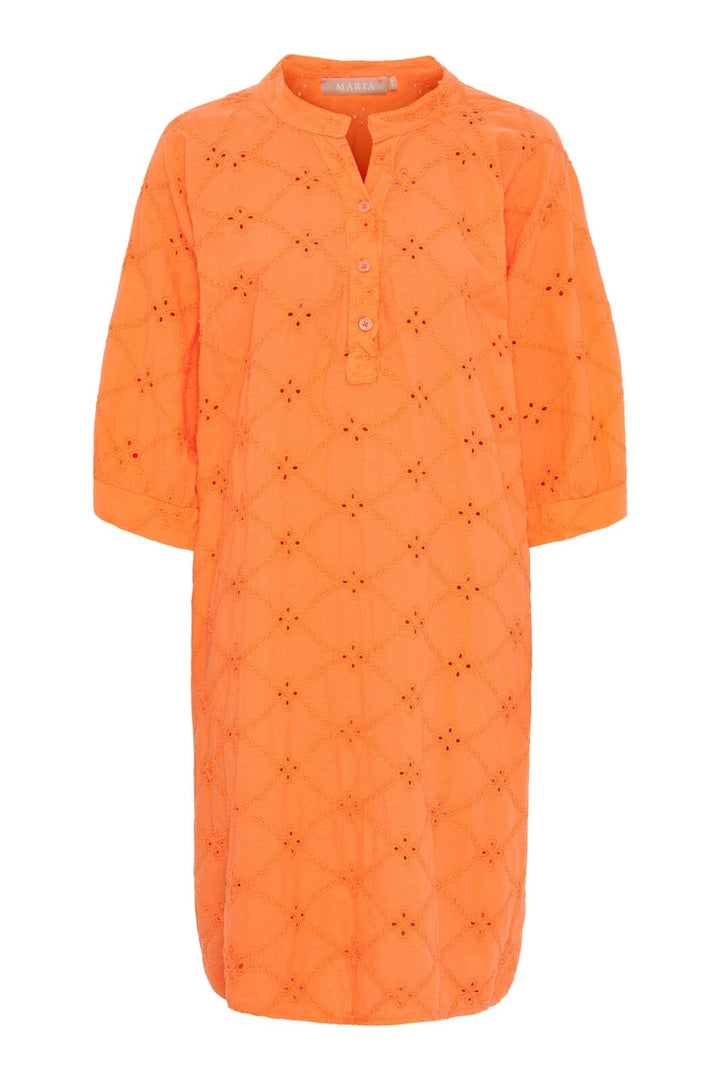 Marta Du Chateau - Mdcfelicia Dress 7138 - Arancio Kjoler