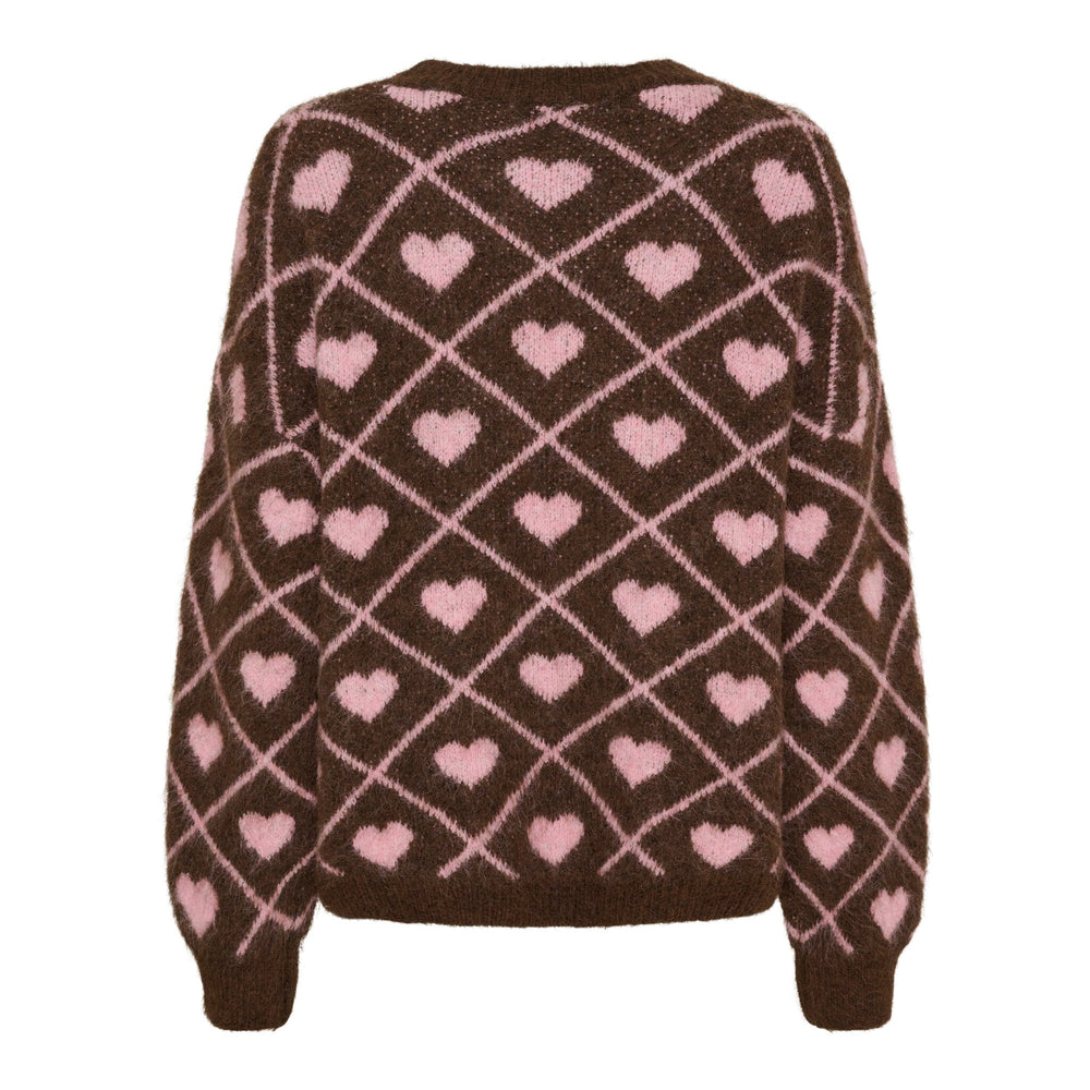 Marta Du Chateau - Mdcferay Knit 8151 - Moro9510/Rosa9532 Strikbluser