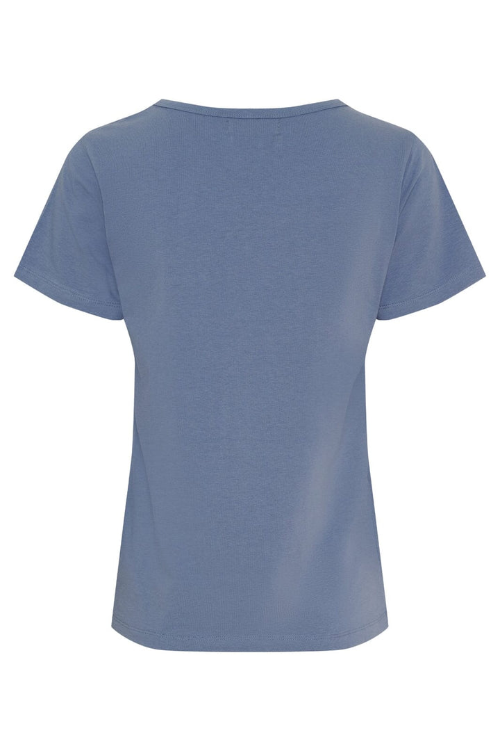 Forudbestilling - Marta Du Chateau - Mdcjeanette Tee MT-002-S - Denim Blue