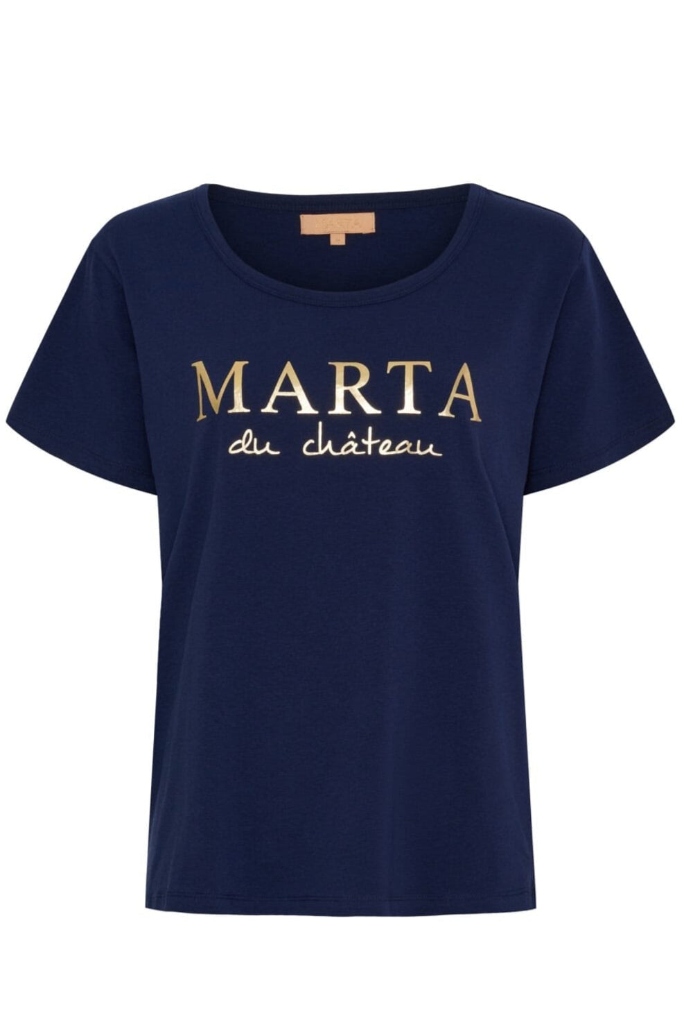 Marta Du Chateau - Mdcjeanette Tee MT-002-S - Navy