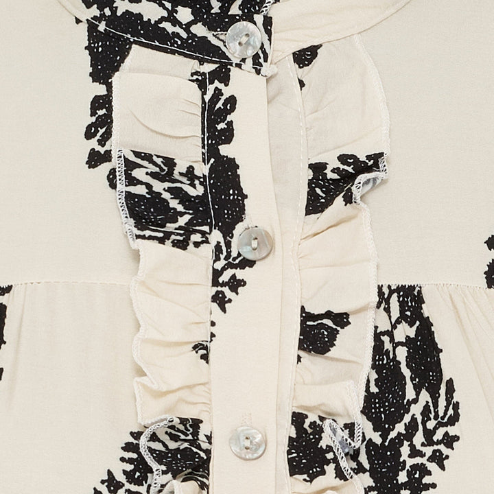 Marta Du Chateau - Mdcnaomi Dress 259077-1 - Beige/Black Kjoler