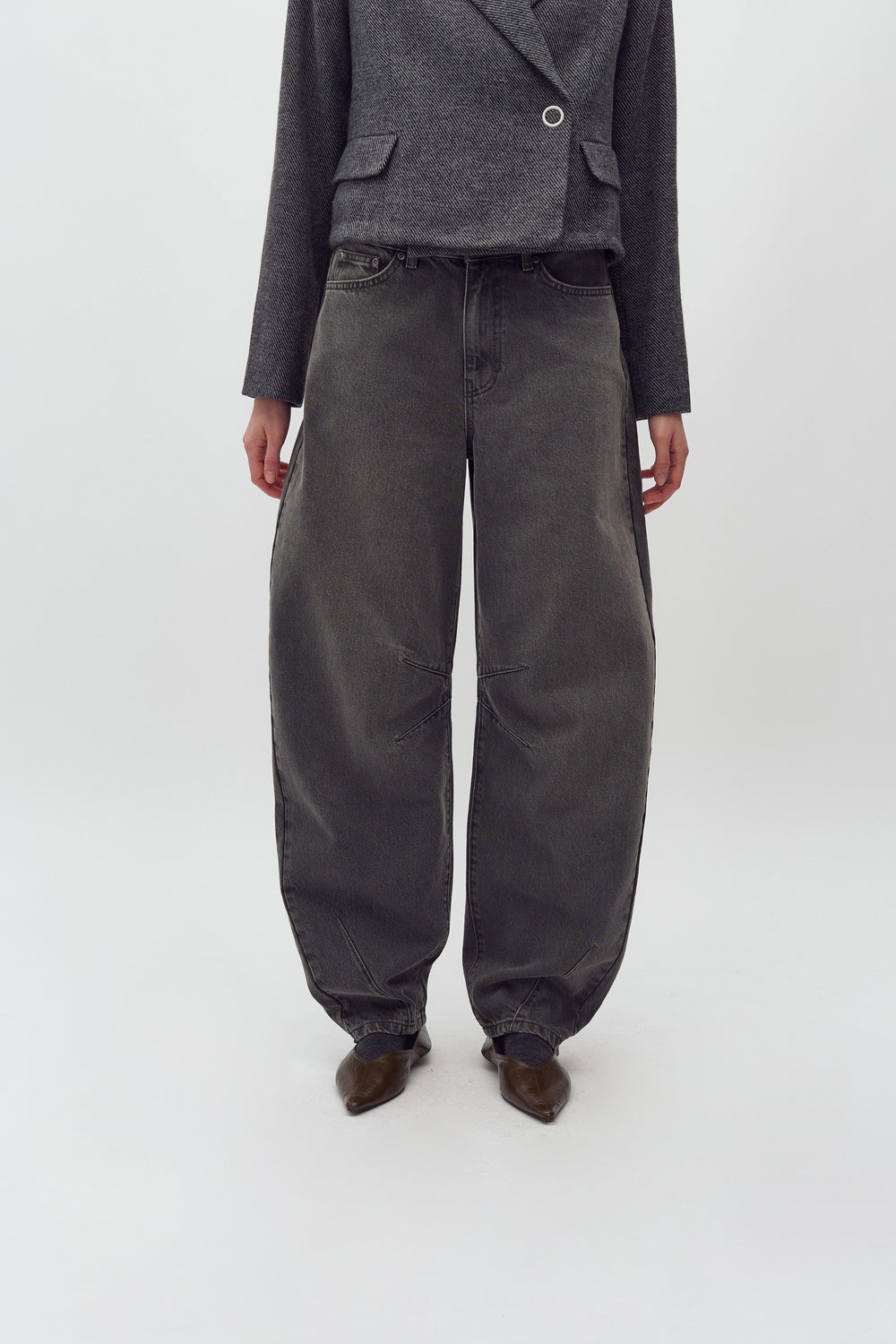 MbyM - Barina-M 62830619 - T54 - Khaki Green Wash Jeans